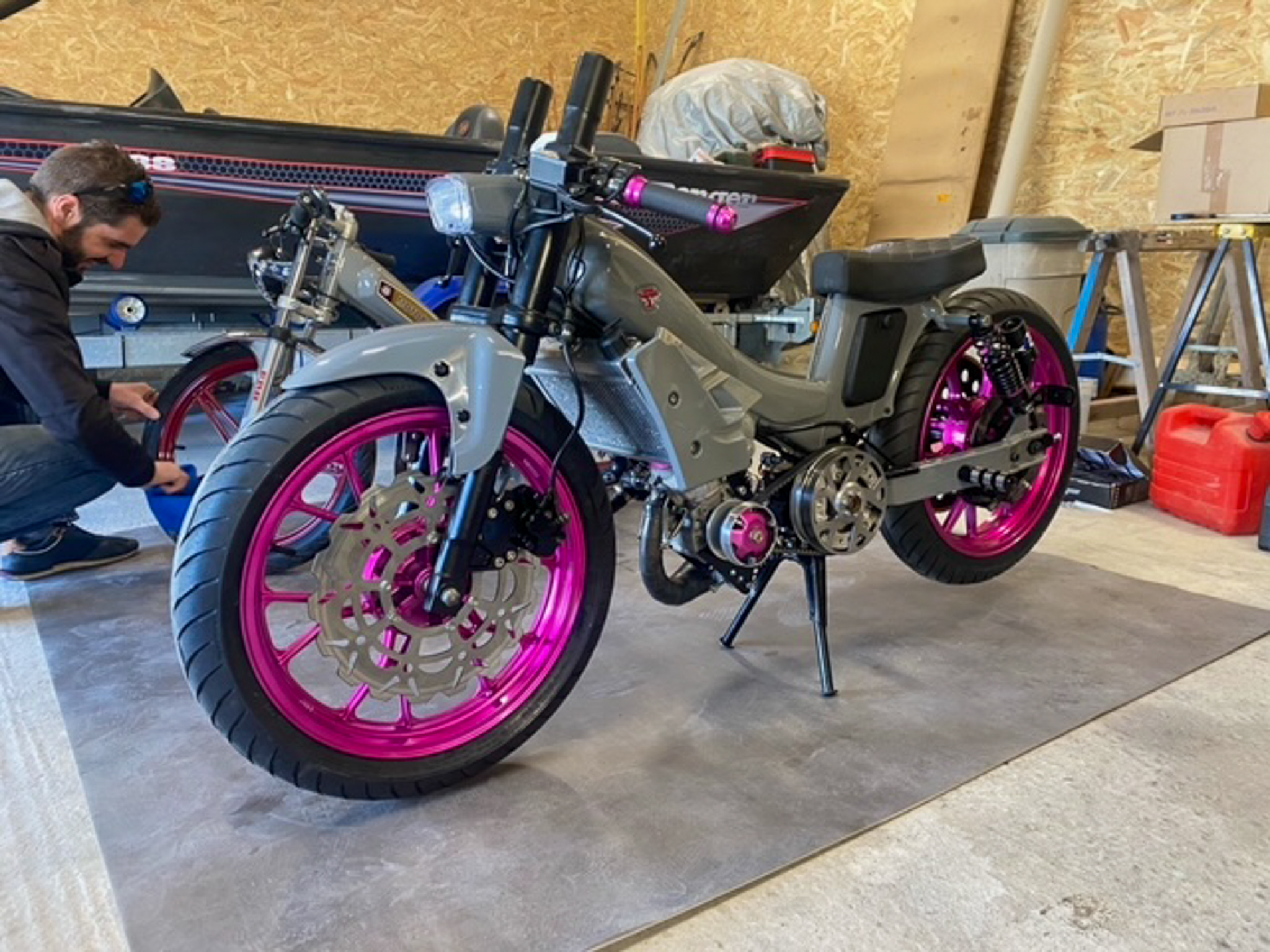 Poulie embrayage sur Motobecane 88